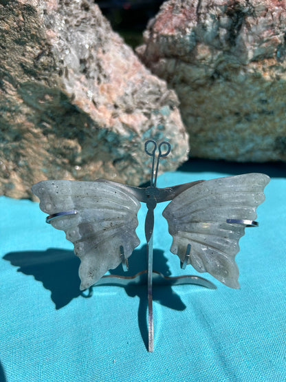 Labradorite Butterfly Wings | Small
