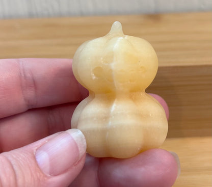 Orange Calcite Stacked Pumpkins