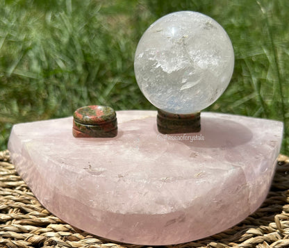 Unakite Sphere Holder