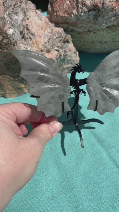 Labradorite Dragon Wings